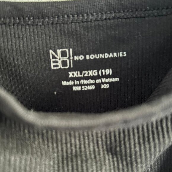 Black Ribbed Tank - Picture 3 of 4